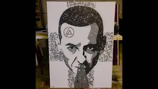 Chester Bennington - Spray Paint 36"x48" - Apo Avedissian