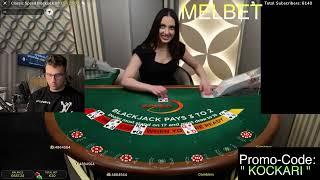 Blackck Jack, Ultimate Texas Holdem on MelBet Casino