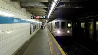 MTA NYCT Subway Pullman Standard R46 #5734 arriving into Grand Street