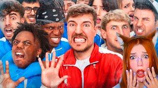 50 Ютуберов Борются За $1,000,000 MrBeast (Мистер Бист) Реакция