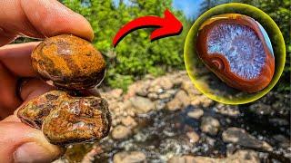 Finding Valuable Gemstones in a Creek in Minnesota!
