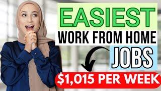 7 EASY Work From Home Jobs | No Experience Required