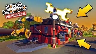  ПРИЕХАЛИ НА НОВУЮ СУПЕР БАЗУ  ВЫЖИВАНИЕ в Scrap Mechanic  СКРАП МЕХАНИК 