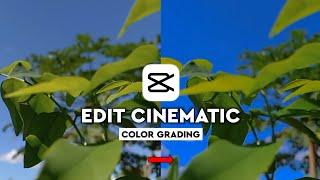 Tutorial Edit Cinematic Color Grading Di Capcut || Capcut Tutorial