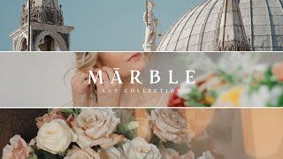 Marble LUT Collection // Flame Films x Gamut // Refined Wedding LUTs