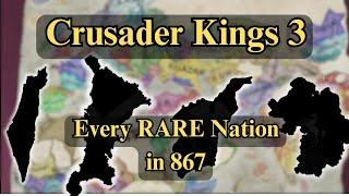 Every RARE NATION in CK3 Battle Royale - CK3 Timelapse