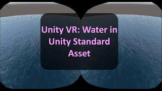 Unity VR: Water in Unity Standard Asset (Fixing warning of IsCameraProjectionMatrixFlipped)