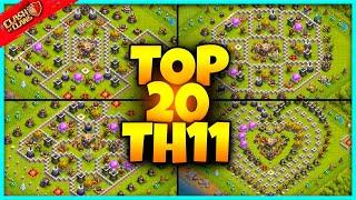 Best INSANE TH11 WAR/TROPHY Base Link 2024 (Top20) Clash of Clans - Town Hall 11 War Bases