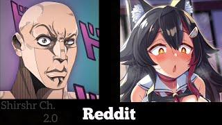 ANIME vs REDDIT (The Rock Reaction Meme) | VTUBERS part 9