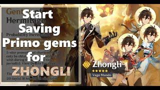 Start Saving for Zhongli Banner | Genshin Impact