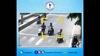 Do not cross the "STOP LINE". Follow traffic rules like a BOSS | Cyberabad Traffic Police