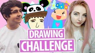 Drawing YouTuber Fan Art Challenge!