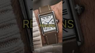 Buy the Cartier Tank. This is your sign. You need it. #watch #cartier #luxury