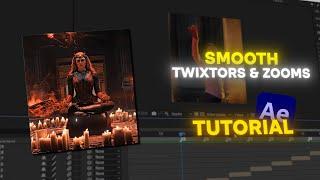 Smooth Zooms and Twixtor | After Effects TUTORIAL