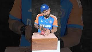 What’s inside a leather cricket ball will blow your mind #cricket #cricketlover #rishabhpant