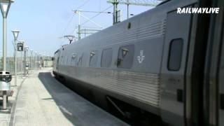 SJ X 2000 Leaving Malmö for Stockholm (HD)