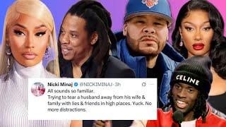 ‼️Nicki Minaj REACTS to Jay Z and F️T Joe Case, Kai Cenat and R⭕️C CEO. JT city girls and Megan on