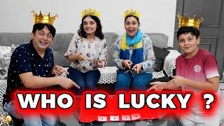 WHO IS LUCKY | Family Comedy Challenge | Aayu and Pihu Show