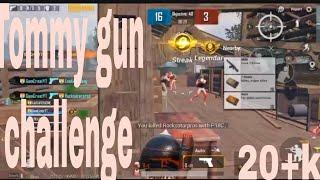 Tommy Gun Challenge in TDM .... 20+ kills in Pubg Mobile Gameplay