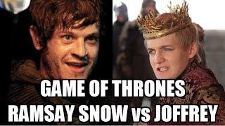 GAME OF THRONES Cast decide "Who is worse Joffrey or Ramsay Snow?"