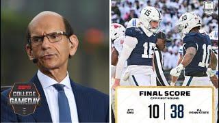 Paul Finebaum [BREAKING NEWS] Penn State blowout SMU 38-10, advance to Quarterfinals vs. Boise State