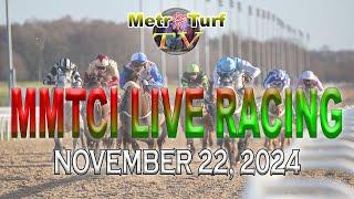 22 November 2024 | Philippines Horse Racing Live | Metro Manila Turf Club Inc.