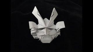 origami samurai mask