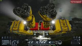 Буровой атмосферный корабль. Space Engineers.