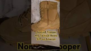 $37 Nortiv8 Trooper Pro Tactical Boots from Amazon