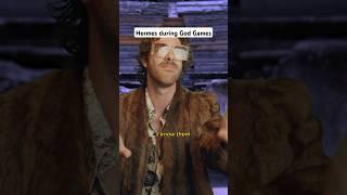 Hermes during God Games  #shorts #godgames #troy #epicthemusical #hermes