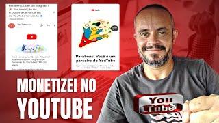 Consegui a tão sonhada MONETIZAÇÃO no YouTube 