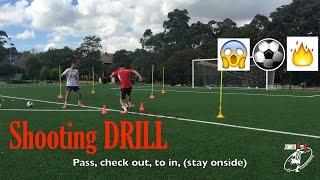 Amazing SHOOTING Drill with coaching points! - Joner Football