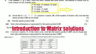 Matrix IGCSE