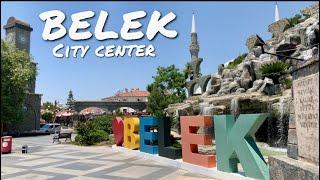 Belek City Center Turkey 2024. Walk tour 4K. Belek Turkki. Turkiye Турция