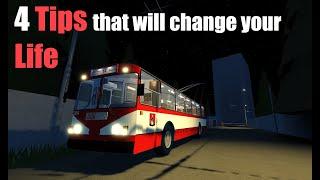 4 Tips that will change your Life | Roblox | OSVed's Trolleybuses place (TRP 2.0)