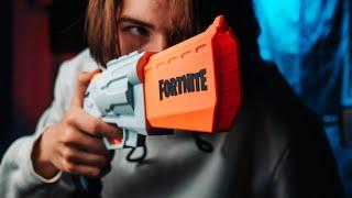 Не кому не нужный, но лучший нёрф пистолет // Обзор Nerf fornite SR // Дизмон