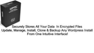 WP Master Control - Install, Update, Secure, Backup and Clone In Only a Few Clicks!