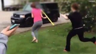 'Shovel girl' speaks out about viral video