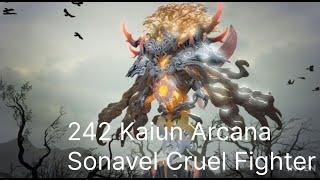 [Lostark] 242 Kaiun Empress Arcana Guardian Raid (Sonavel) Cruel Fighter 로스트아크 카이운 황후 아르카나 소나벨 잔혈