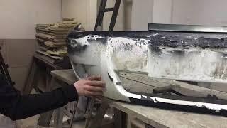 Передний бампер от Приоры на ВАЗ 2112