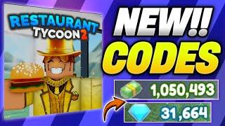 ️New Codes️ RESTAURANT TYCOON 2 CODES - ROBLOX RESTAURANT TYCOON 2 - RESTAURANT TYCOON 2 CODE