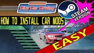 How To Install Car Mods On City Car Driving (Steam Version) Rob Tech Gaming