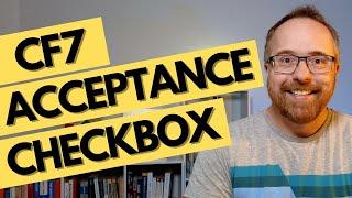 Contact Form 7 Acceptance Checkbox Disables The Send Button Until The Terms Of Service Are Accepted