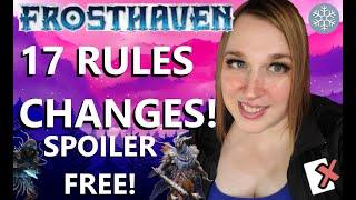 FROSTHAVEN - 17 Things To Know Before You Play (Rules Changes and Play Differences)