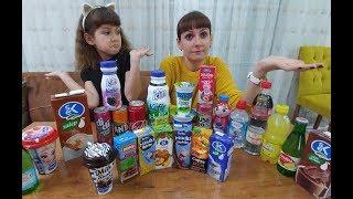 İÇECEK CHALLENGE YAPIYORUZ. ENÇOK İÇEN KAZANIR, AYRAN KEFİR SALEP SÜT ÇOK EĞLENDİK