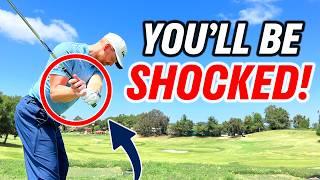 Why You SHOULDN'T Bend Your Right Arm In The Golf Swing!