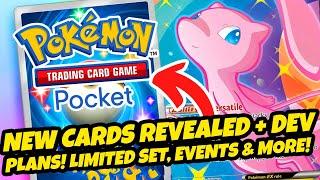 *NEW CARDS REVEALED! + DEV'S FUTURE PLANS!* LIMITED SET!? EVENTS, CONTENT & MORE (Pokemon TCG Pocket