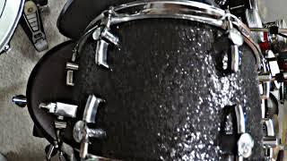 "RE" RE-WRAPPING Sonor Select Force Snare Drum in Black Sparkle