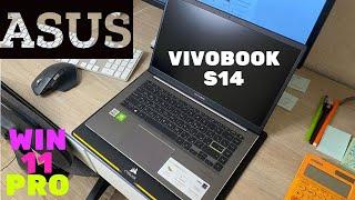 Обзор Ноутбука ASUS VivoBook S14, установка Windows 11 PRO, драйверов и настройка компьютера