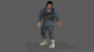 laos SWAT soldier idle animation test